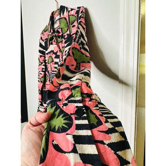 UNTITLED IN MOTION Pink Black Abstract Design Button Front Glidas Shirt Size XL - Picture 9 of 10